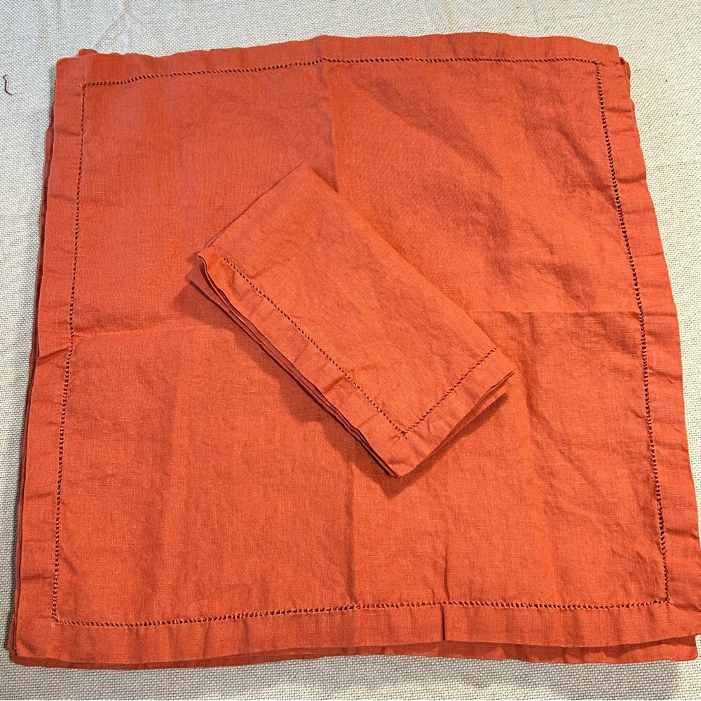 Sferra Bros Lattice Edge Linen Napkins